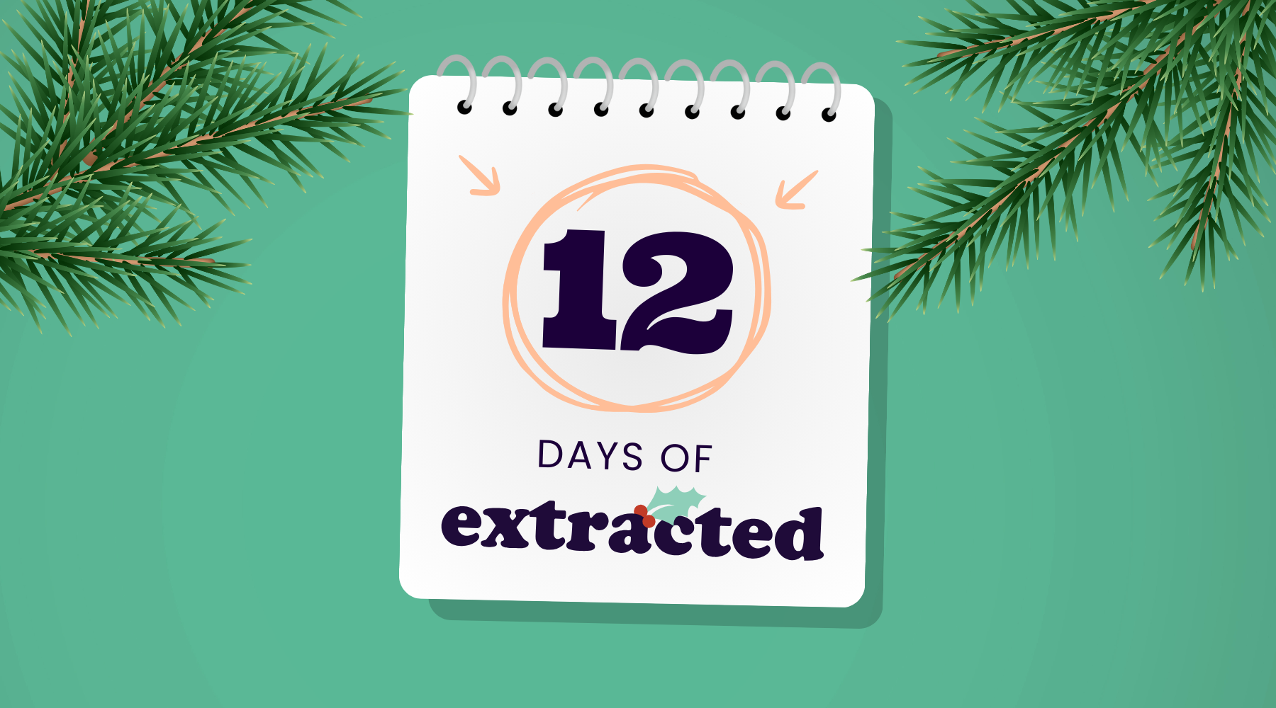 a calendar marking 12 days of Extracted