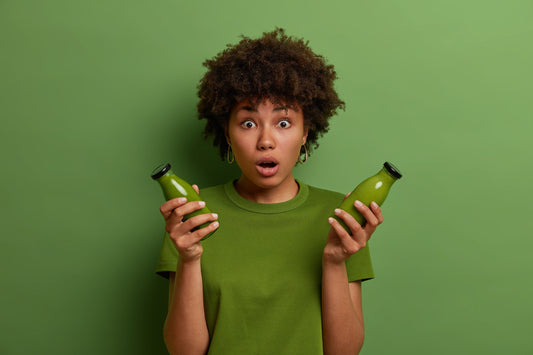 woman with juice 