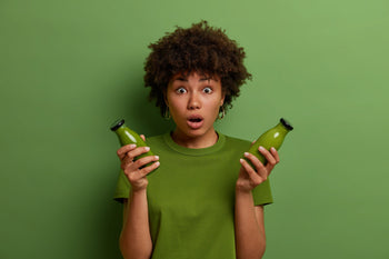 woman with juice 
