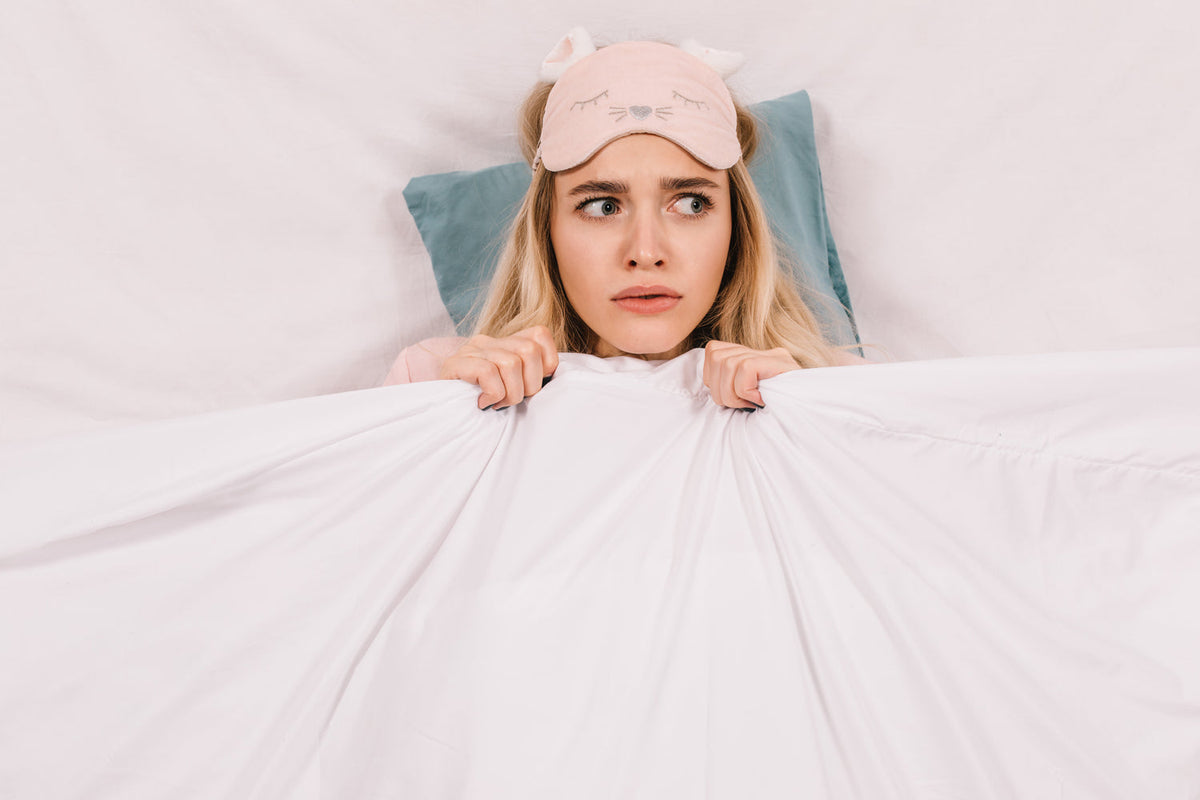 Woman in bed